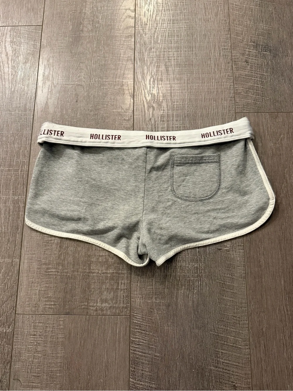 Hollister vintage y2k Women's Gray cotton micro mini Lounge Shorts
